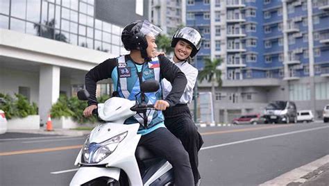 Angkas is a simple new, motorcycle.